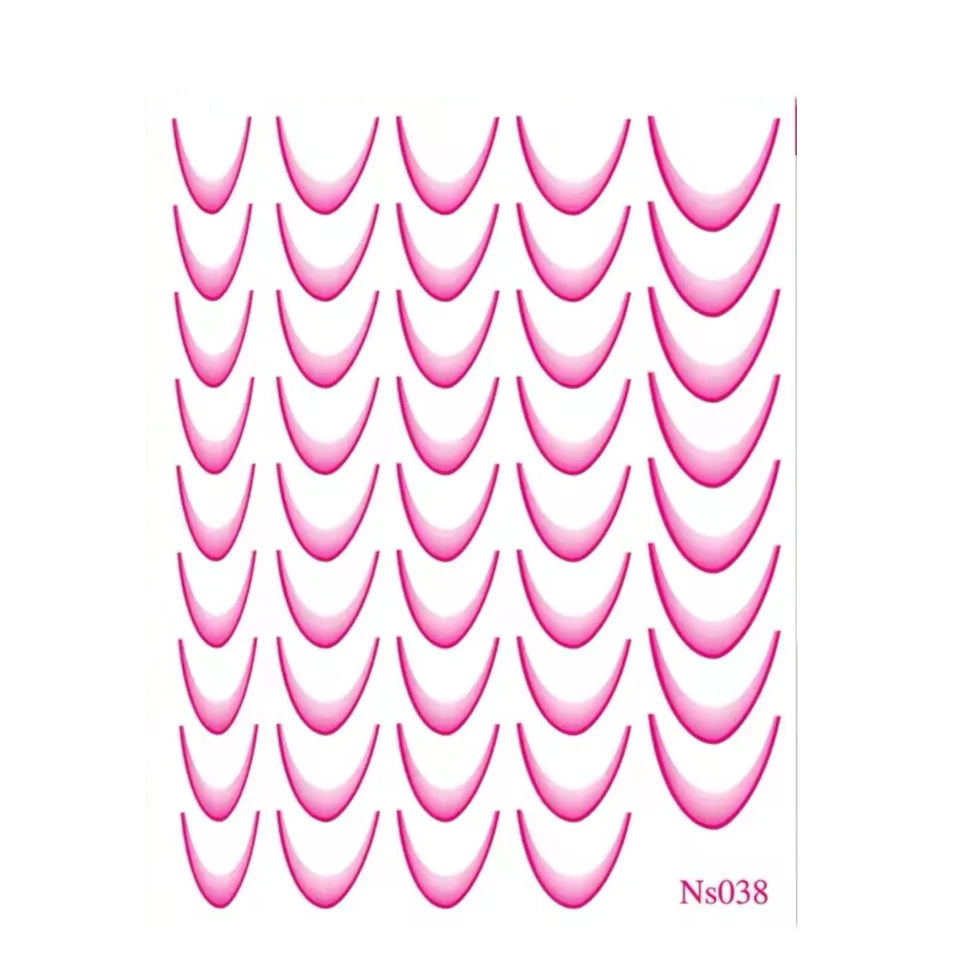Adesive French Rosso - Rosa