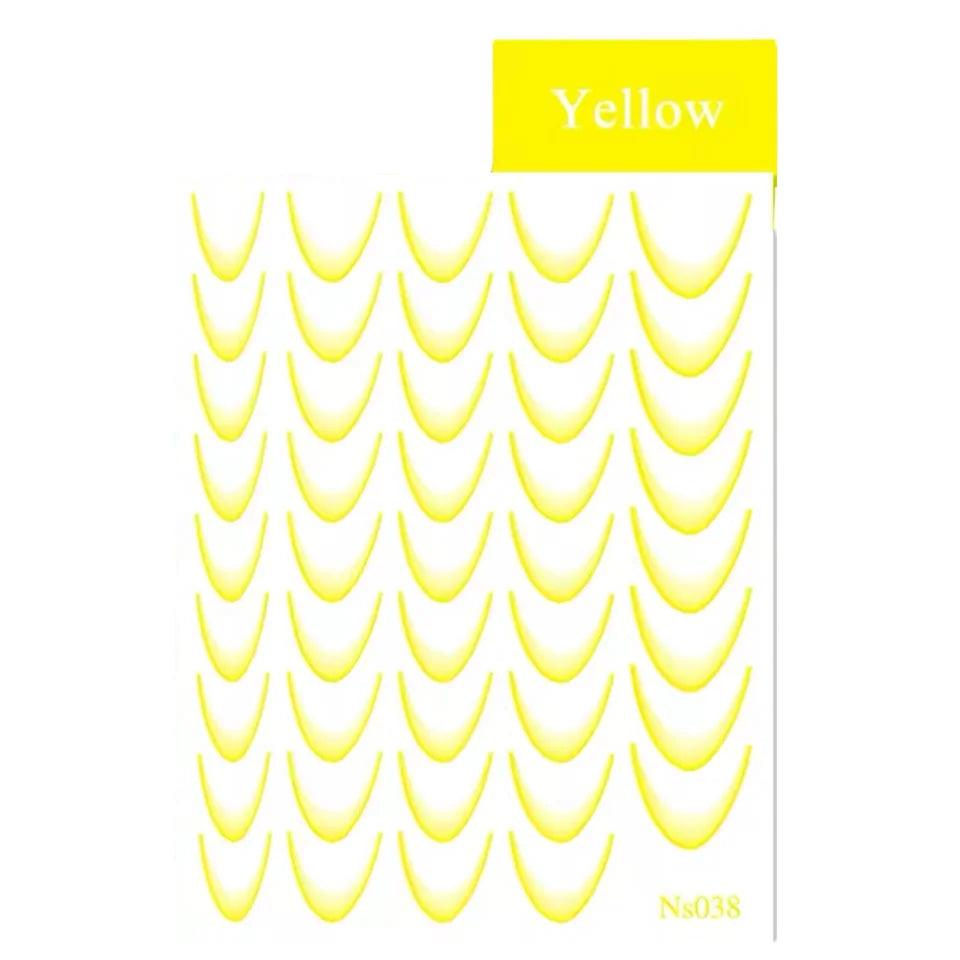 Adesivi French Giallo