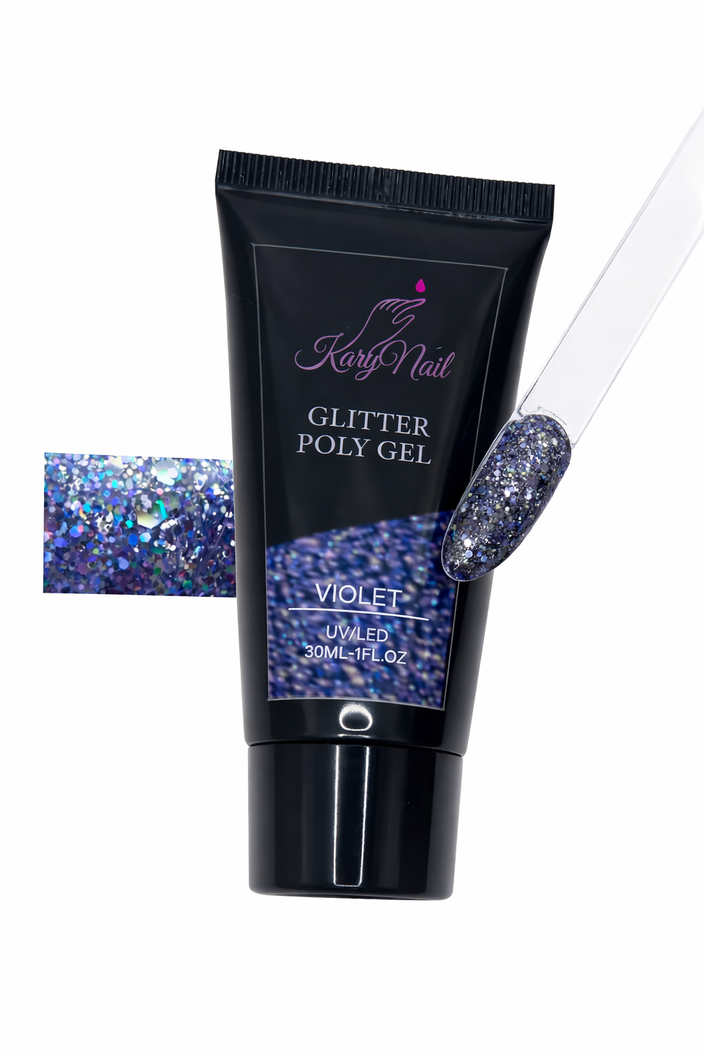 POLYGEL  Glitter Violet