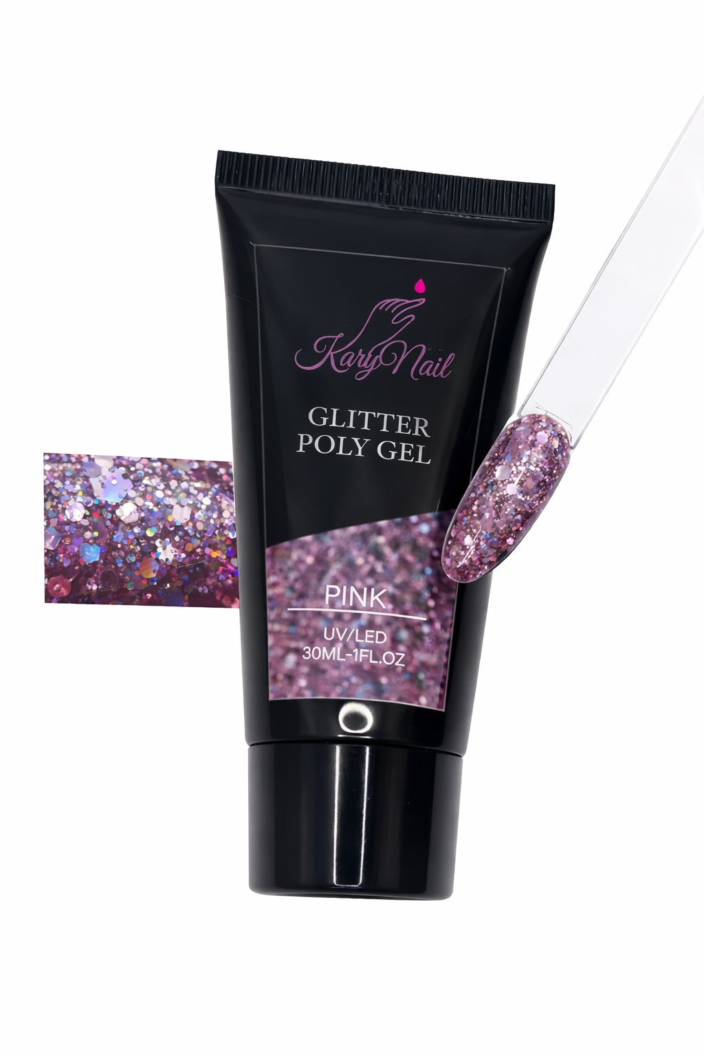 POLYGEL  Glitter Pink